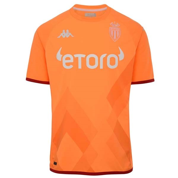 Tailandia Camiseta AS Monaco Portero 2022 2023 Naranja